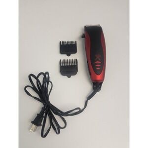 Cutting Edge Pro Clipper 2 Piece Kit Hair Cut Fade Detail Outline CXE1-1002 Red